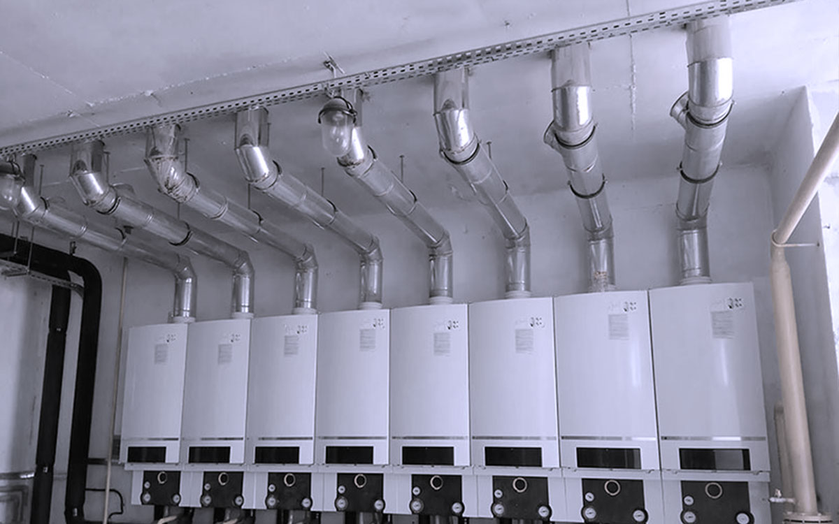 Commercial laundry plant
