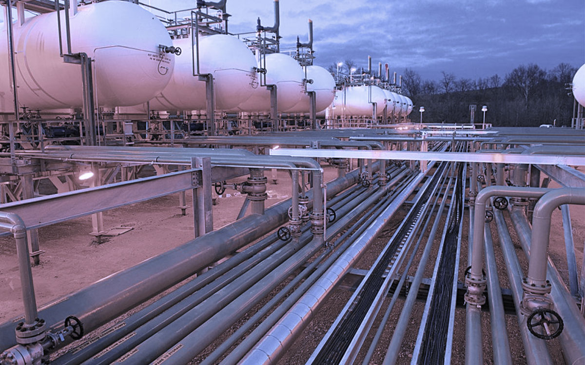 Mining industrial gas supply