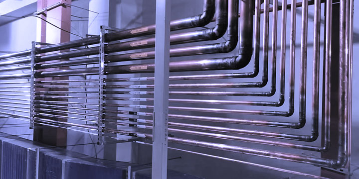 Copper medical gas pipelines